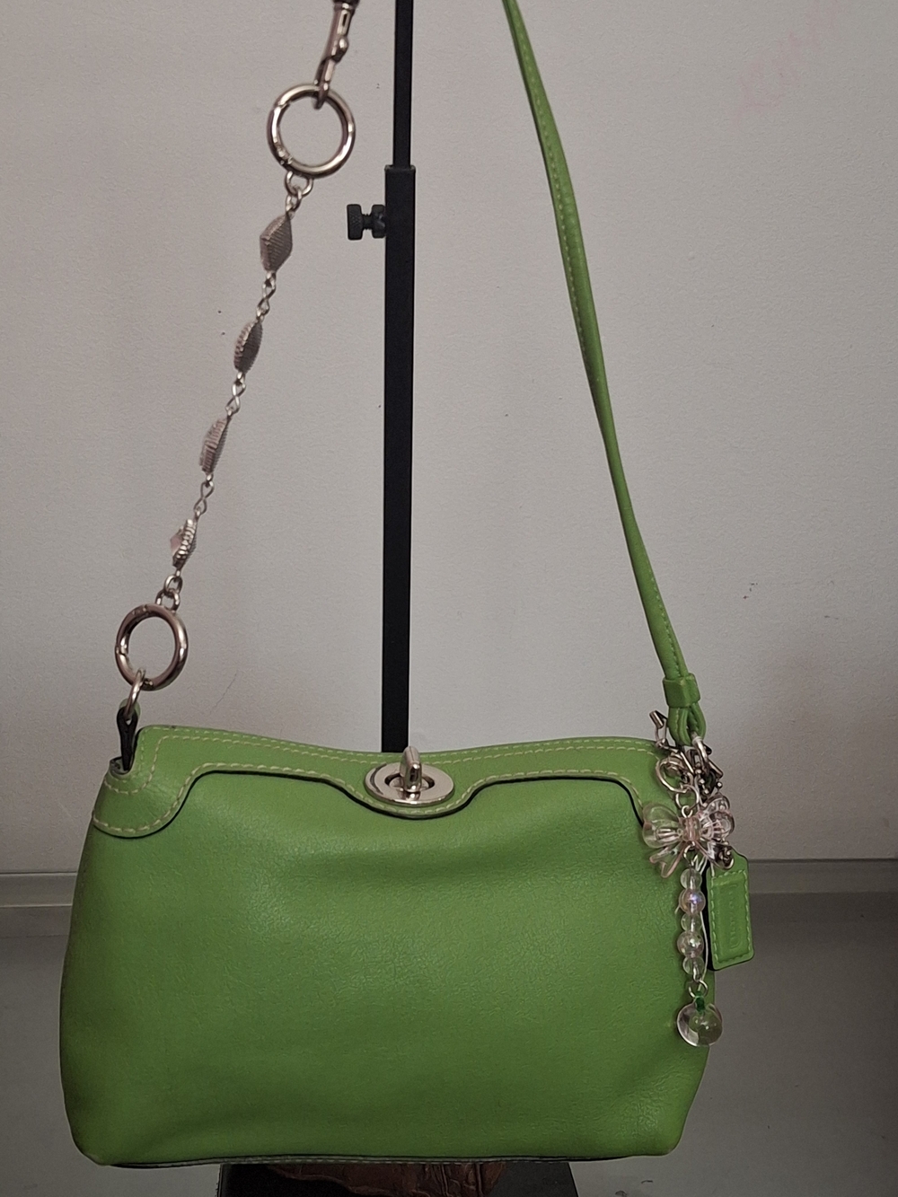 Coach Chelsea Y2K *RARE* mini turnlock wristlet with Charm Accent